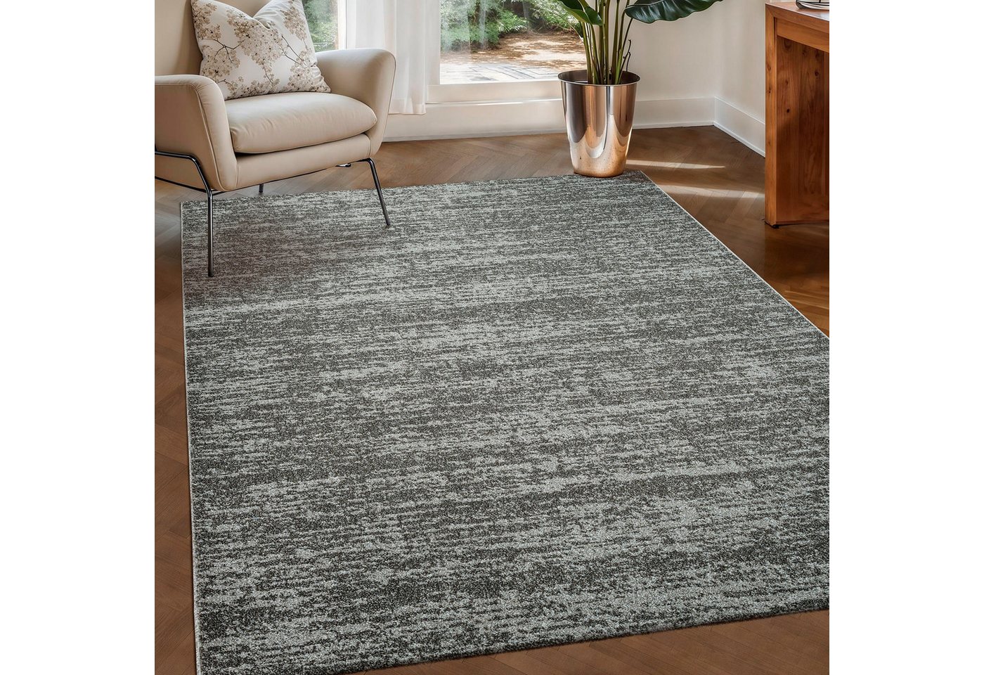 Sanat Teppich Oslo, rechteckig, Höhe: 10 mm, meliert robuster Kurzflor, Wohnzimmer, Schlafzimmer, auch als Läufer Sanat Teppich Oslo, rechteckig, Höhe: 10 mm, meliert robuster Kurzflor, Wohnzimmer, Schlafzimmer, auch als Läufer von Sanat