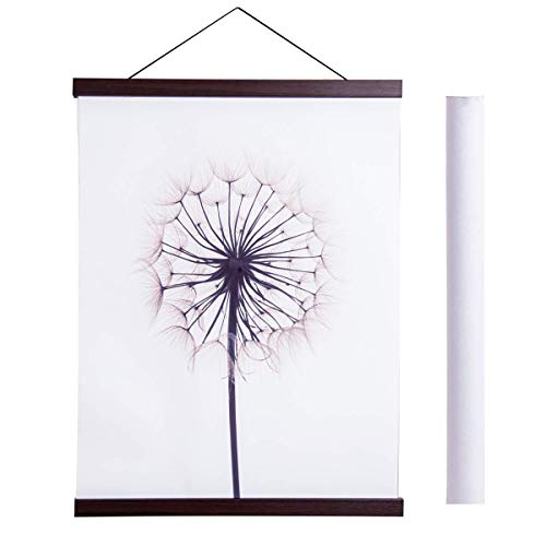 Sanauto A1 Posterleiste Posterschiene Poster, Magnet Magnetische Holz Poster Aufhänger Halter Rahmen Leisten Bild Bilder Bilderleiste Bilderrahmen 61x90 61x91.5 61x40(61cm, Nussbaum) von Sanauto