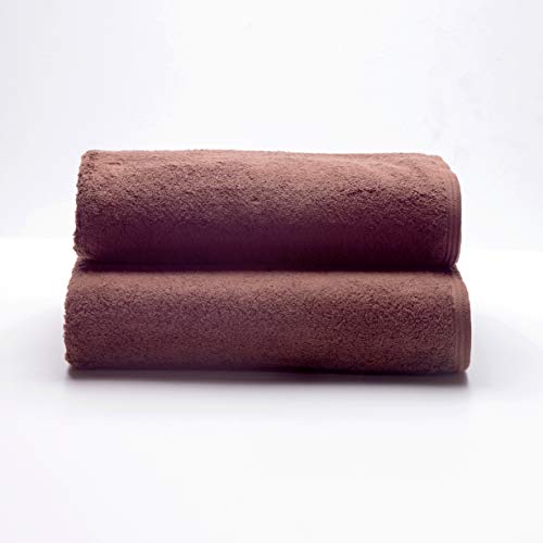 Sancarlos - 2er-Set Ocean Badetücher, braun, 100% Baumwolle, 550 g/m² von Sancarlos
