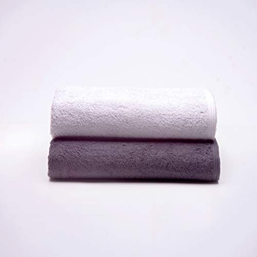 Sancarlos - 2er-Set Ocean Duo Badetücher, Hellgrau und Dunkelgrau, 100% Baumwolle, 550 g/m² Sancarlos - 2er-Set Ocean Duo Badetücher, Hellgrau und Dunkelgrau, 100% Baumwolle, 550 g/m² von Sancarlos