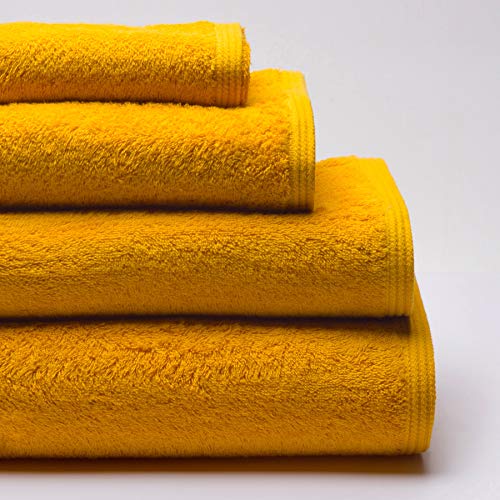Sancarlos - 2er-Set Ocean Duo Badetücher, Malve und Senf, 100% Baumwolle, 550 g/m² Sancarlos - 2er-Set Ocean Duo Badetücher, Malve und Senf, 100% Baumwolle, 550 g/m² von Sancarlos