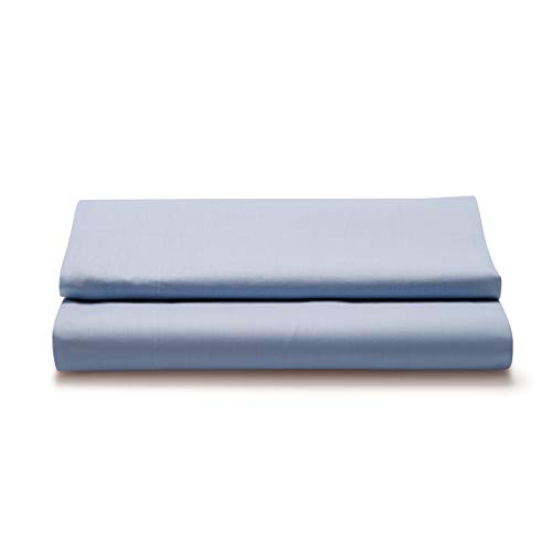 Sancarlos Basic-Bettlaken, einfarbig, 100 % Baumwolle, Blau von Sancarlos