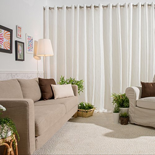 Sancarlos Durango Vorhang, Baumwolle und Polyester, cremefarben, 140 x 0,2 x 270 cm Sancarlos Durango Vorhang, Baumwolle und Polyester, cremefarben, 140 x 0,2 x 270 cm von Sancarlos
