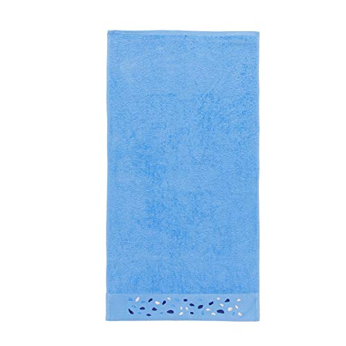 Sancarlos Handtuch, 100% Baumwolle, Frottee, Blau von Sancarlos