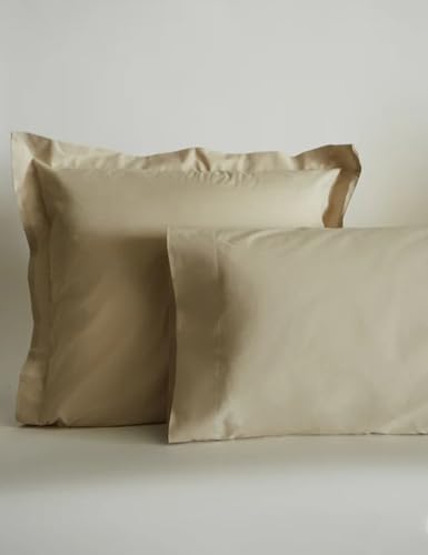 Sancarlos Kissenbezug, zweifarbig, Steingrau, 100% Perkal-Baumwolle, quadratisch, 60 x 60 cm Sancarlos Kissenbezug, zweifarbig, Steingrau, 100% Perkal-Baumwolle, quadratisch, 60 x 60 cm von Sancarlos