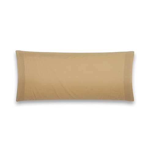Sancarlos - Kissenbezug für Bett, 100 % Baumwolle, braun, Kissenbezug 75 cm von Sancarlos