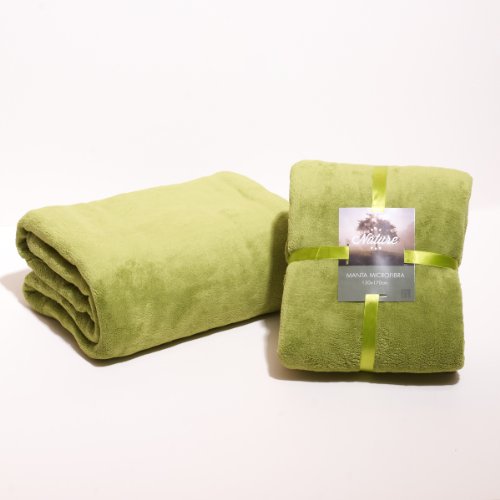 Sancarlos – Microfaser Decke grün – Mikrofaser 300 g glatt. Bett – 150, 235 x 240 cm – Grün von Sancarlos