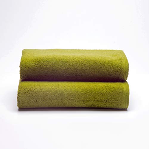 Sancarlos - 2er-Set Ocean-Handtücher, grün, 100% Baumwolle, 550 g/m² von Sancarlos