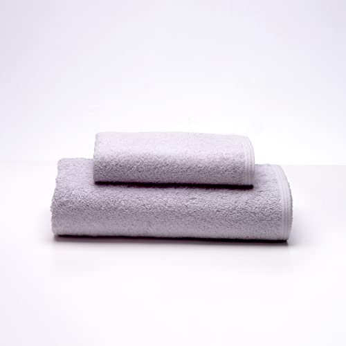 Sancarlos Ocean-Handtücher für Waschbecken und Dusche, Grau, 100% Baumwolle, 550 g/m² von Sancarlos