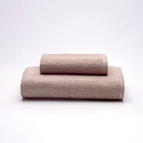 Sancarlos Ocean-Handtücher für Waschbecken und Dusche, Steinfarben, 100% Baumwolle, 550 g/m² von Sancarlos