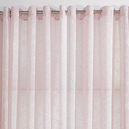 Sancarlos Palm 2-teilige Vorhänge, Lila, 140 x 270 von Sancarlos