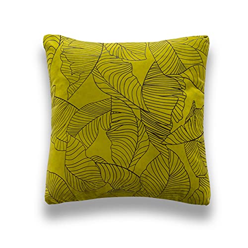 Sancarlos Rainforest - Kissenbezug aus Polyester, Motiv: Blätter, Grün, Größe 45 x 45 cm von Sancarlos