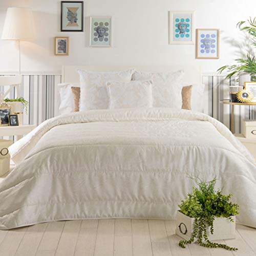 Sancarlos RCEGA Steppdecke, Polyester, cremefarben, Bett 90 cm Sancarlos RCEGA Steppdecke, Polyester, cremefarben, Bett 90 cm von Sancarlos