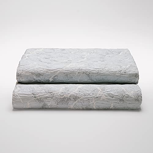 Sancarlos Silas Tagesdecke, Doppeltuch, Grau, für Betten mit 150 cm Breite von Sancarlos