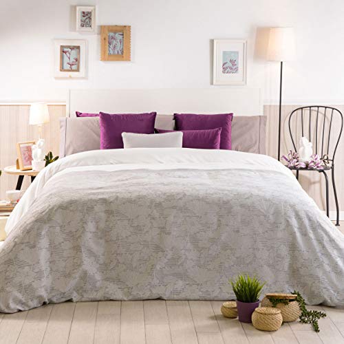 Sancarlos TINKA Bettbezug, Bestickt, für 135 cm breite Betten, Grau von Sancarlos