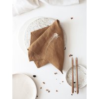 Großes Leinenservietten Set, Leinen Servietten Servietten, Serviette, Tisch Tücher, Weihnachtsservietten von SandSnowLinen