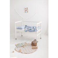 Hellblaues Leinen Bettwäsche Set, Bettbezug Und Kissenbezug Set Für Kleinkinder, Neugeborene, Jungen Mädchen von SandSnowLinen