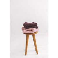 Leinen Waffeltuch, Badetuch, Hände Handtuch, Rosa Strandtuch, Gästetuch, Saunatuch von SandSnowLinen