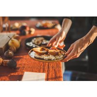Rusty Leinen Tischdecke, Thanksgiving Weihnachten Rost Tischdekoration, Küchenwäsche von SandSnowLinen