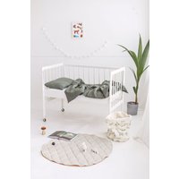 Safari Leinen Bettwäsche Set, Bettbezug Und Kissenbezug Set Für Neugeborene, Natürliche Kinder von SandSnowLinen