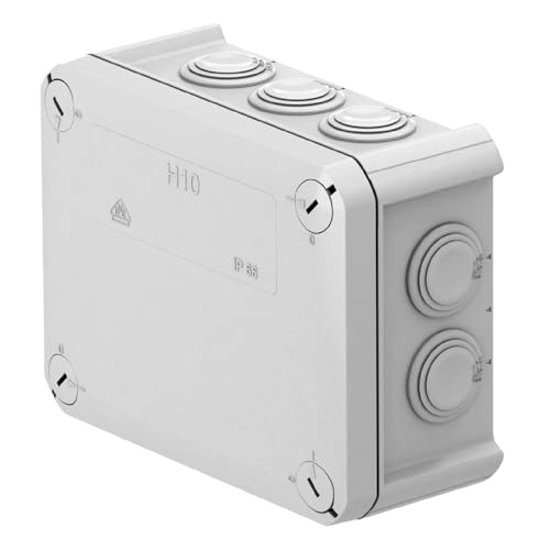 SD ProfiLine Abzweigkasten H10, 150x116x67mm, lichtgrau, Einsteckdichtung von Sandach