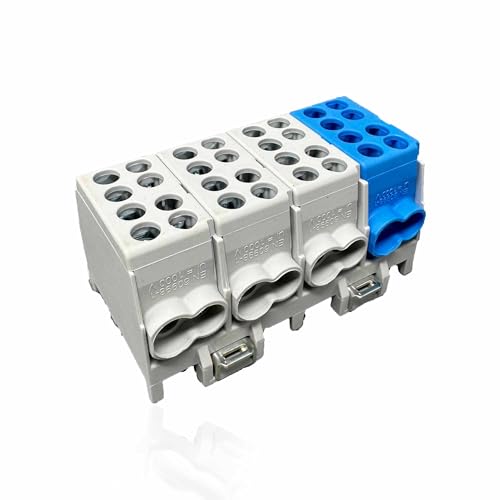 SD ProfiLine Abzweigklemme HLAK 25-4/8, 1 Stück (grau, blau) von Sandach