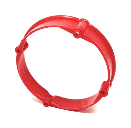 SD ProfiLine Putzausgleichsringe,Schraubabstand 60mm, 25 Stück (rot, 12mm tief) von Sandach