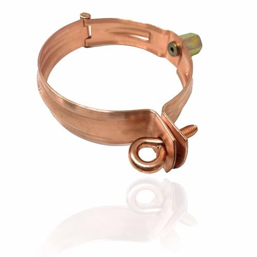 SD ProfiLine Regenrohrschelle/Fallrohrschelle Kupfer, M8/M10 Stufengewinde (100mm) von Sandach