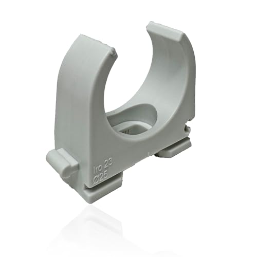 SD ProfiLine Rohrschelle M25, 6 mm, lichtgrau, 50 Stück von Sandach