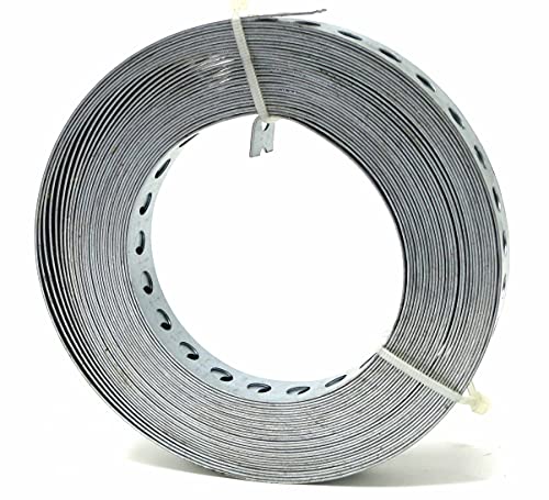 1 Rolle Lochband Montageband 17mm x 10m verzinkt von Sandach