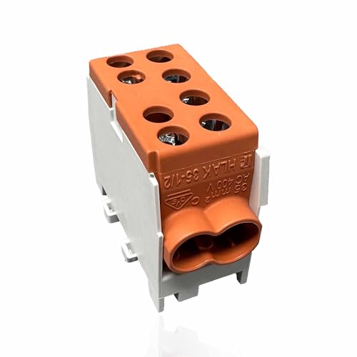 Sandach SD ProfiLine Hauptleitungsabzweigklemme HLAK 35 1/2 M2, 1 Stück (braun) von Sandach