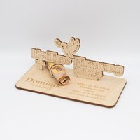 Geldgeschenk Heilige Firmung - Aus Holz Personalisiert von SandavDesigns