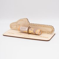 Geldgeschenk Kettensäge - Aus Holz Personalisiert von SandavDesigns
