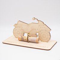 Geldgeschenk Quad - Aus Holz Personalisiert von SandavDesigns