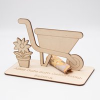 Geldgeschenk Schubkarre - Aus Holz Personalisiert Geldgeschenk Schubkarre - Aus Holz Personalisiert von SandavDesigns