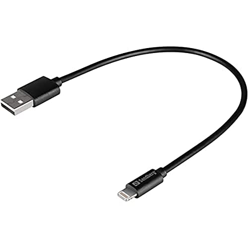 Sandberg USB-Lightning MFI 0.2m Black von Sandberg