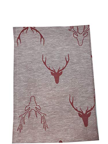 Sander - Tischläufer - Cerf/Hirsch - 47 x 150 cm 50% Baumwolle, 50% Leinen - (Rot) von Sander Table + Home