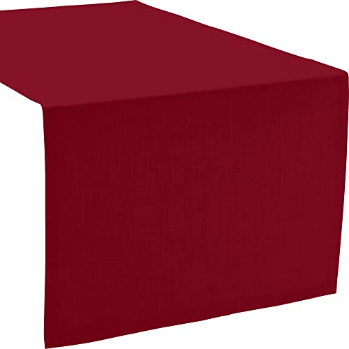 Sander Tischläufer "Loft" fleckabweisend weinrot Größe 50x140 cm von Sander