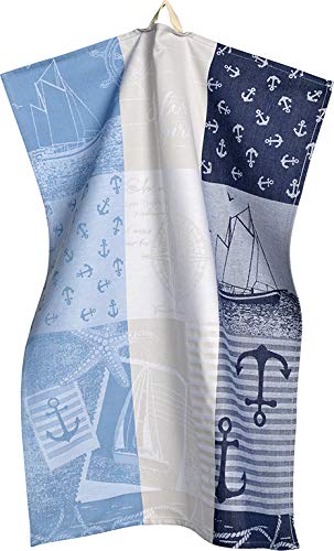 Sander Geschirrtuch 50 x 70 cm Motiv Sailor Farbnummer 4 maritim von Sander