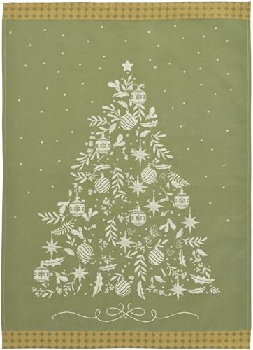 Sander - Geschirrtuch Weihnachten - Chef Tree - 06 Olive, grün 50x 70cm, Baumwolle von Sander