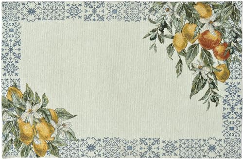 Sander Gobelin Tischset - Mediterranean/MIttelmerr Zitronen 32 x 48cm von Sander