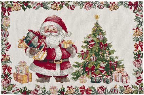 Sander Gobelin Tischset - Weihnachten - Big Red Man 32 x 48cm von Sander