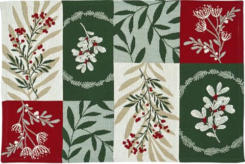Sander Gobelin Tischset - Weihnachten - Winter Greens - 32 x 48cm von Sander