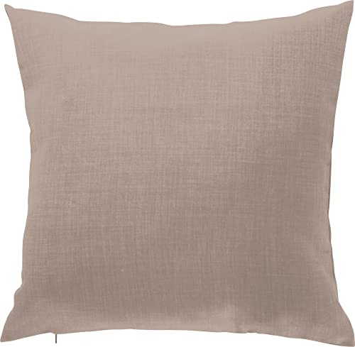 Sander Kissenhülle Loft fleckabweisend Taupe Größe 40x40 cm von Sander