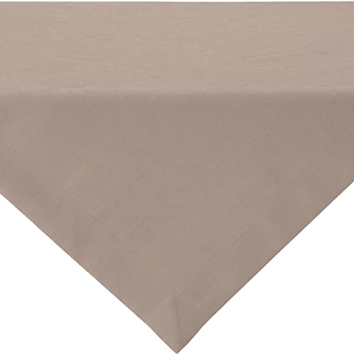 Sander Mitteldecke "Loft" fleckabweisend taupe Größe 85x85 cm von Sander