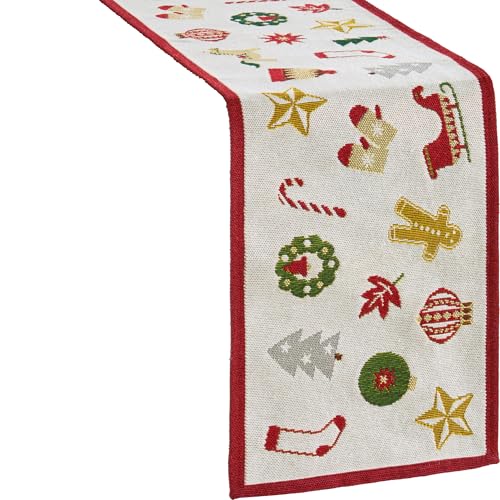 Sander Tischband X-Mas Wonders Gobelin rot Größe 20x96 cm Sander Tischband X-Mas Wonders Gobelin rot Größe 20x96 cm von Sander