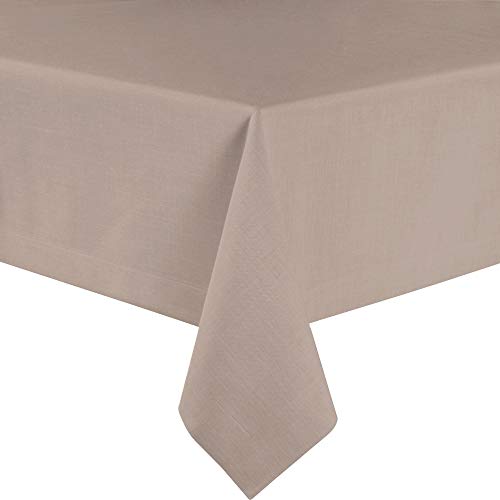 Sander Tischdecke Loft fleckabweisend Taupe Größe 150x350 cm von Sander