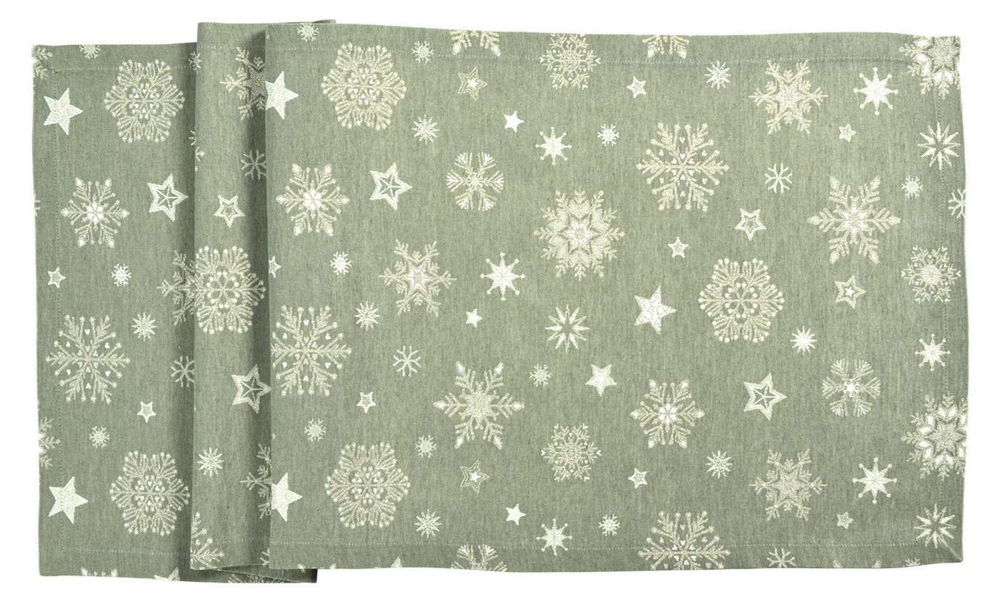 Sander Tischdecke Sander Tischläufer Cristallo Neve, 32 jade Sander Tischdecke Sander Tischläufer Cristallo Neve, 32 jade von Sander