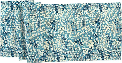 Sander Tischdecken Mitteldecken Tischläufer Livorno, Verschiedene Größen, blau, Größe:Mitteldecke 85 x 85 cm von Sander