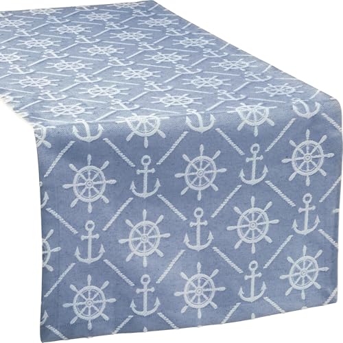 Sander Tischläufer Clipper hellblau Größe 40x100 cm, 510685 von Sander